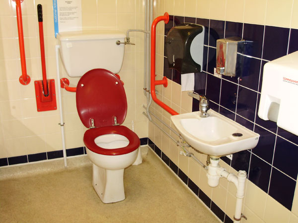 Striking colours make a real difference for Visually Impaired users of Accessible Toilets
